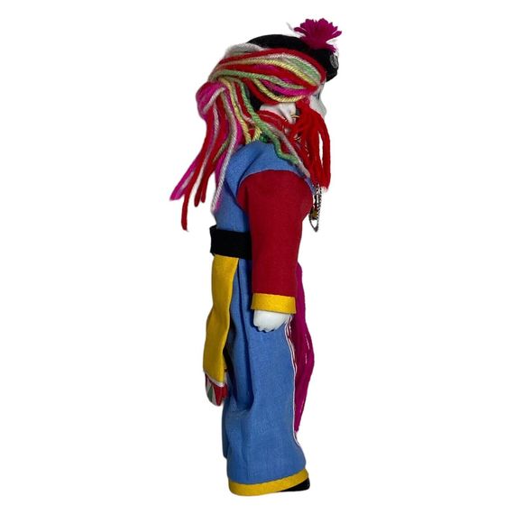 MOUNTAIN TRIBAL Hmong Doll Collectible Porcelain & Textile Costumed 8" Tall VTG - Picture 6 of 12
